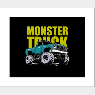 Monster Truck Posters and Art